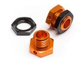 Подробнее... Хабы колес 17мм (ширина 5mm) с гайками (Orange/Black) 2компл