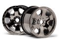   1/8 - WARLOCK BLACK CHROME (83x56mm/2) 17mm Hex Hub